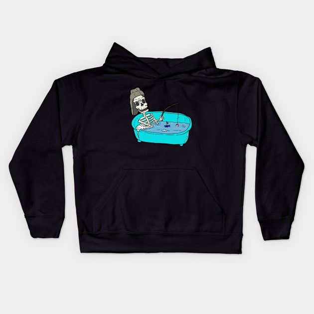 McGarnicle Bathtub Kids Hoodie by Black Matilda